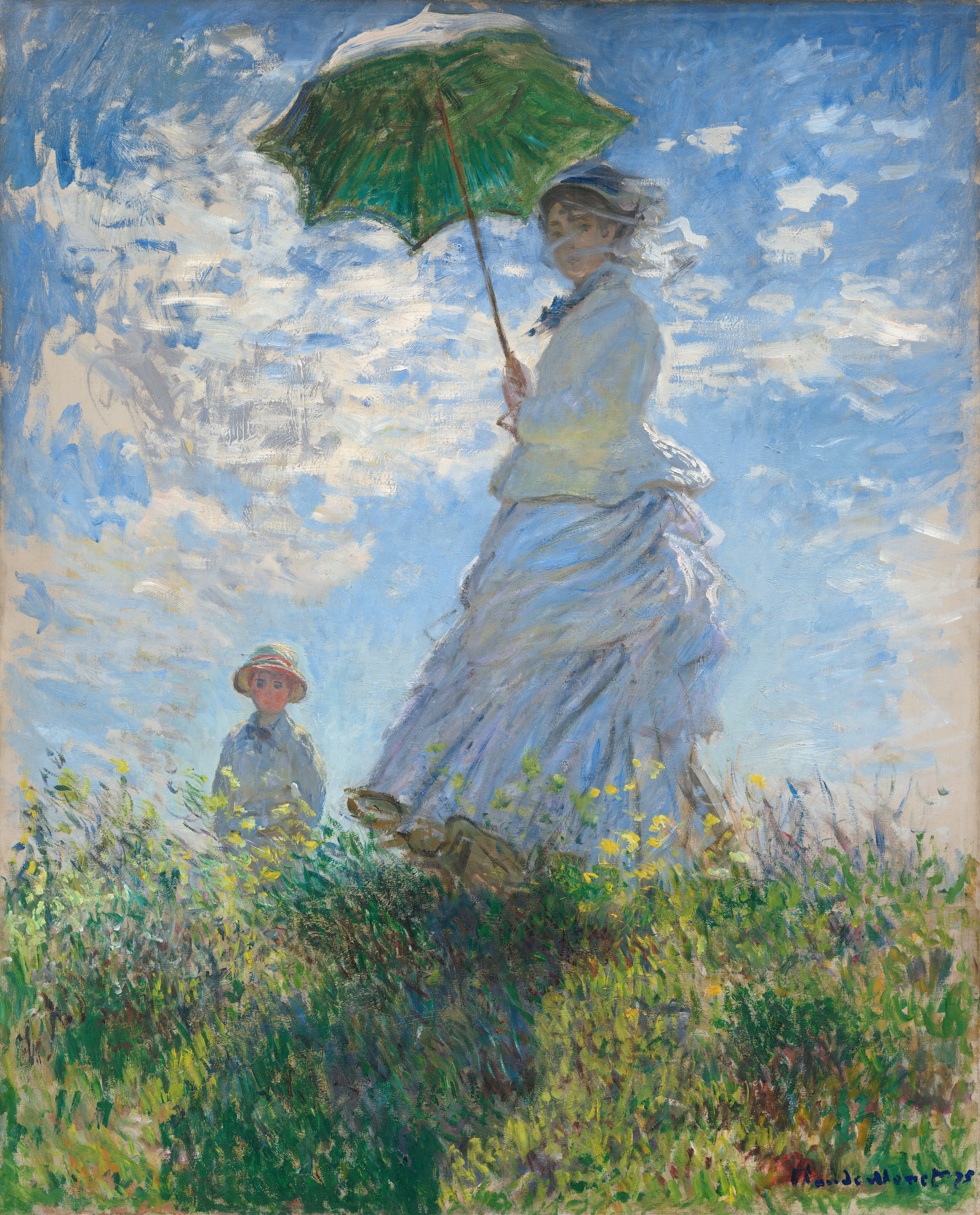 Painting of Claude Monet's wife